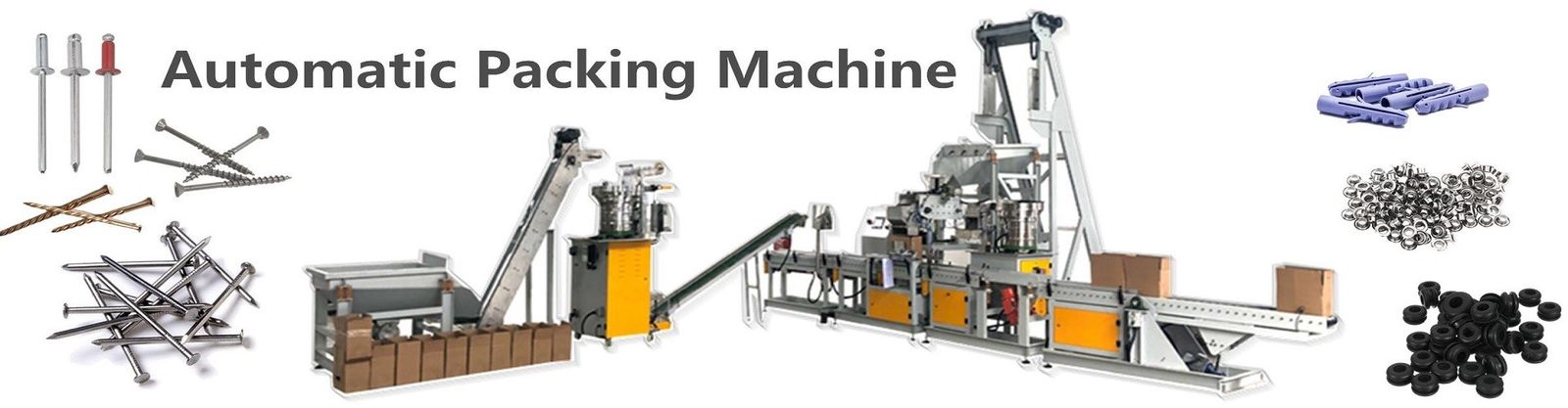 Verpackungsmaschine für Befestigungsmittel
