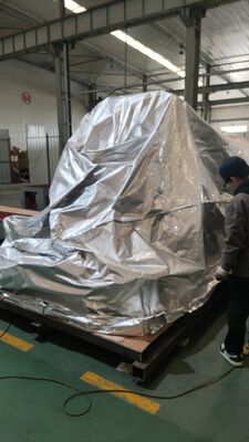 Stahlkugel-Blitzmaschine mit 45 kW Leistung und 400 kg Tragfähigkeit