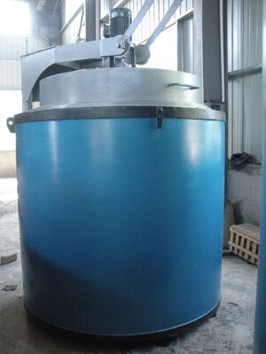 DURA Brunnen-Typ Elektro-Rührofen mit 500 kg/h Kapazität 850 Arbeitstemperatur und langen Lebensdauer