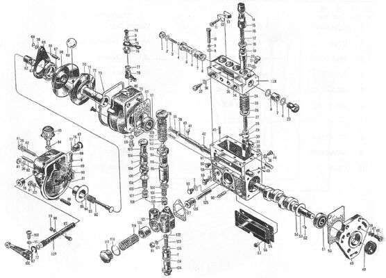 495AG Dieselmotor Ersatzteil - Kraftstoffeinspritzpumpe - 495A-30000