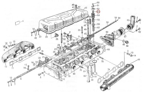 495AG Dieselmotor Ersatzteil - Ventilschaftdichtung (Ölabstreifring) - 495A-01052