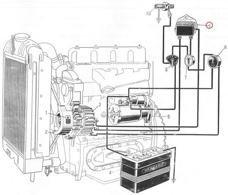 495AG Dieselmotor Ersatzteil - Regler - 495A-29000