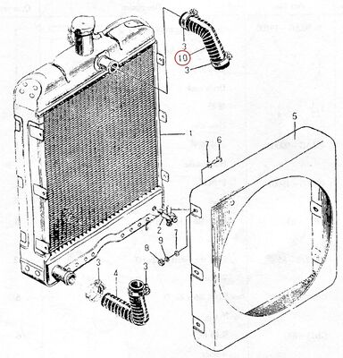 495AG Dieselmotor Ersatzteil - Schlauchanschluss 495AG-00001 Hergestellt in China