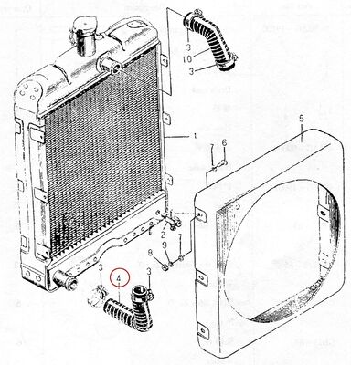 495AG Dieselmotor Ersatzteil Schlauch Eingang 495AG-00002 1 kg Hergestellt in China