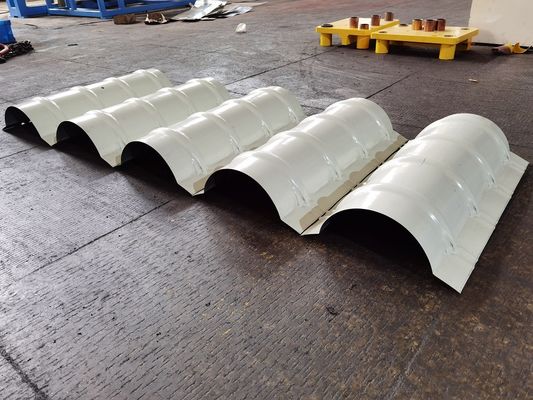 Ridge Cap Metal Roofing-Stahlplattenrolle, die Maschine bildet